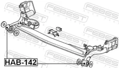 ����������� 42100-SAA-E01 HAB-142 FIT GD# ������ ����� Febest HAB142 ����