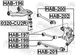 ����������� ������ ���������� ���� | ��� ����/��� | Febest HAB199 ����