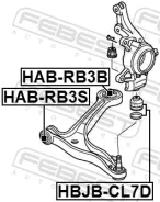 ����������� �������� ��������� ������ Febest Habrb3S HABRB3S ����
