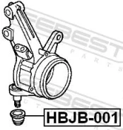 ������� ������� ����� ����������� ������ ����� ����/��� ��� Honda Civic, Honda CR-V, Honda FR-V febest hbjb-001 HBJB001 ����