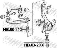 ������� ����� ������� ��������� �������� ������ 29x33.5x13 | ����� ����/��� | Febest HBJB-213 HBJB213 ����