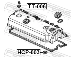 ������ �������������� �������� ������� ��� Honda Accord, Honda Prelude, Honda Legend febest hcp-003 HCP003 ����