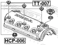 ������ �������������� �������� ������� ��� Honda Civic, Honda Accord, Honda Odyssey febest hcp-006 HCP006 ����