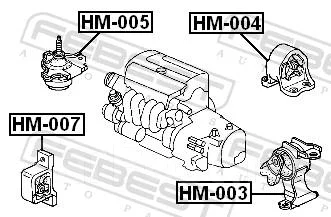 ����� ��������� Febest HM-004 HM004 ����