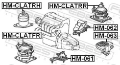 ������� ������� ������� ��/�� �������� ����� ��� Honda Accord VIII, Acura TSX 2.4 febest hm-063 HM063 ����