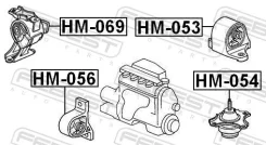 ������� ��������� HM-069 ������ CVT (50805-S5A-992) HM069 ����