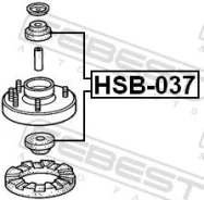 ������ ������������ �������� ������ ����� ��� Honda Odyssey, Honda Accord, Mazda CX-7 febest hsb-037 HSB037 ����