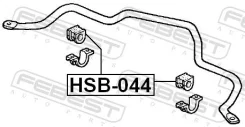������ ��������� ������������� D29.5 HSB-044 HSB044 Febest Febest HSB044 HSB044 ����