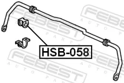 ������ ������� ������������� D13 7-01-345 52315-S10-A01 ���:HSB-058 Febest HSB-058 HSB058 ����