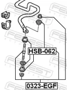 ������ ������ ��������� ������������� Febest HSB062 HSB062 ����