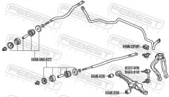 ������ ��������� �������� ����� ����/��� Febest [HSB065KIT] HSB065KIT ����