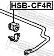 ������ ������������� D15 Febest HSB-CF4R HSBCF4R ����
