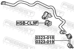 ������ ��������� ������������� D25.4 7-01-1080 51306-SDA-A03 ���:HSB-CL9F Febest HSB-CL9F HSBCL9F ����