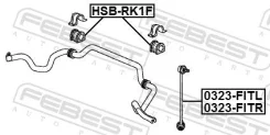 ������ ��������� ������������� d26 ����� ����/��� Febest [Hsbrk1F] HSBRK1F ����