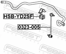 ������ ������������� Honda Pilot YF4 2009-2015 �����. Febest HSBYD2SF ����