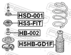 ����� �������� ���������� ����/��� Febest [HSD001] HSD001 ����