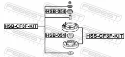 ����� ������ �������� Honda CL7/8/9 CM1/2/3 UC1 HSSCF3FKIT ����