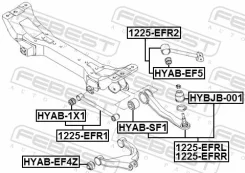 ����������� ������ ���������� ���� Febest HYAB1X1 HYAB1X1 ����