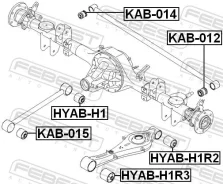 ����������� ������ Hyundai H-1 07 -15 ����. ��������. Febest HYABH1 ����