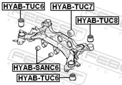����������� ������� ������������� Febest Hyabsanc6 HYABSANC6 ����