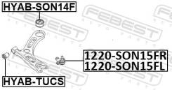 ����������� ��������� ������, ������ ������, ����� ��� KIA Sportage, Hyundai i30, KIA CEED Febest HYAB-SON14F HYABSON14F ����
