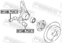 ����������� ������ ����� Febest Hyabtuc3 HYABTUC3 ����