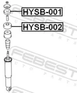 ����� ������������ ������� ������� Febest HYSB002 HYSB002 ����
