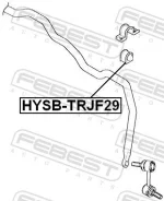 ������ ������������� �������� ������ ����� ��� Hyundai Trajet febest hysb-trjf29 HYSBTRJF29 ����