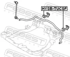 ������ ������������� �������� ������ ����� ��� KIA Sportage, Hyundai Tucson, Hyundai Sonata febest hysb-tucf248 HYSBTUCF248 ����