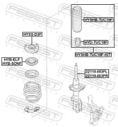 ����� ��������������� ������ �������� ��� KIA Sportage, Hyundai Tucson, KIA Optima febest hyss-d3f HYSSD3F ����