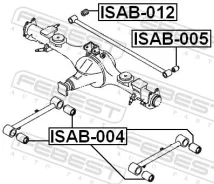 ����������� ������ ���������� ���� | ��� ����/��� | Febest ISAB012 ISAB012 ����