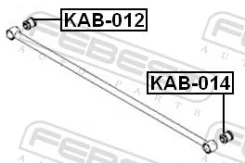�/���� ������ ���������� ���� Kia Sorento 2002-2009 Febest KAB-014 KAB014 ����
