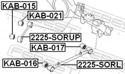 ���������� ������� ����������� ������ Febest KAB-021 KAB021 ����