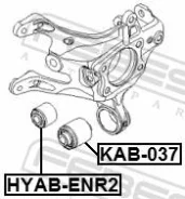 ����������� ������ ����� ������ ��� ����/��� Febest [KAB037] KAB037 ����
