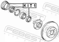 ������� ������� ������ (�����������) ������ ������ ����� ��� Toyota Corolla, Toyota Sprinter, Toyota Camry [USA] febest kit1 KIT1 ����