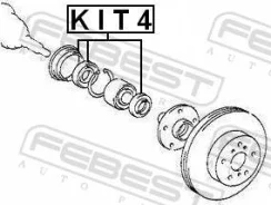 ������� ��������� ����������� 50.4x68.05x7.6x12.8 ����� ����/��� Febest [KIT4] KIT4 ����
