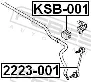 ������ ������� ������������� d14.8 Febest KSB001 KSB001 ����