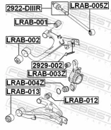 ����������� ������� �������� ������ Febest LRAB001 LRAB001 ����