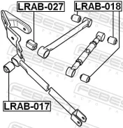 ���������� Land Rover Freelander 96-06 ������ ���� Febest LRAB-018 LRAB018 LRAB018 ����