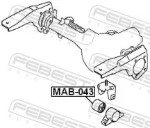 ����������� �������� ������� ������������� | ����� ����/��� | Febest MAB043 MAB043 ����