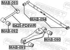 ����������� ������ ���������� ���� | ��� ����/��� | Febest MAB092 MAB092 ����