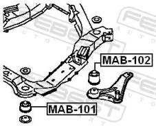 ����������� ���������� ������ MAB-102 Febest MAB-102 MAB102 ����