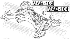 ����������� ������� ������������� | ��� ����/��� | Febest MAB104 MAB104 ����