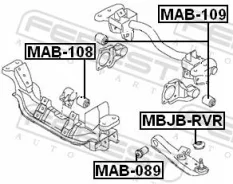 ����������� ������� ������������� Febest MAB-108 MAB108 ����