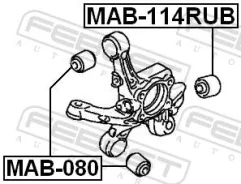 ����������� Mitsubishi Febest MAB114RUB MAB114RUB ����