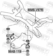 ����������� ������� ������������� ��� ����/��� Febest [MAB118] MAB118 ����