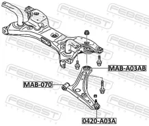 ����������� ��������� ������ ��� ����/��� Febest [MABA03AB] MABA03AB ����