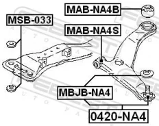 ����������� Mitsubishi Febest Mabna4S MABNA4S ����