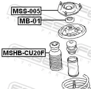 ��������� ��������������� ����� �������� ������ ����� ��� Mitsubishi Lancer, Mitsubishi Outlander, JEEP Compass febest mb-01 MB01 ����