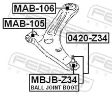 ������� ������� ����� Febest MBJB-Z34 4013A135 MBJBZ34 ����